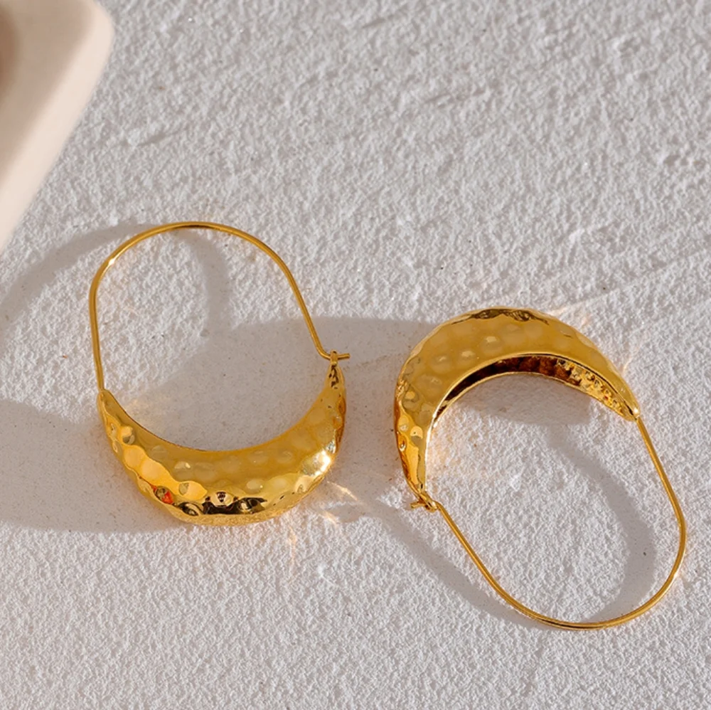 Ear Hook Drop Dangle Hoop Earrings - Picture 4 of 6